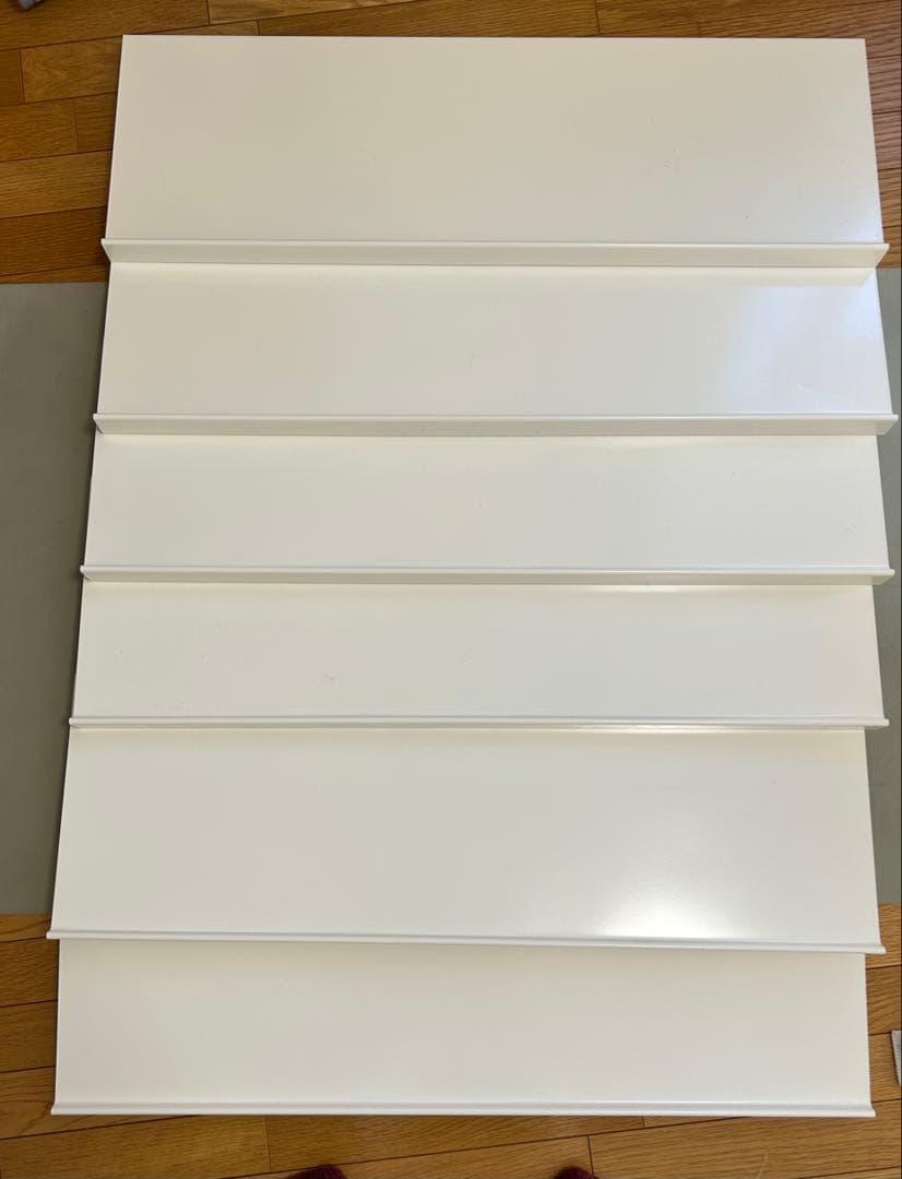 スチール製ホワイトラック 180cm 6段