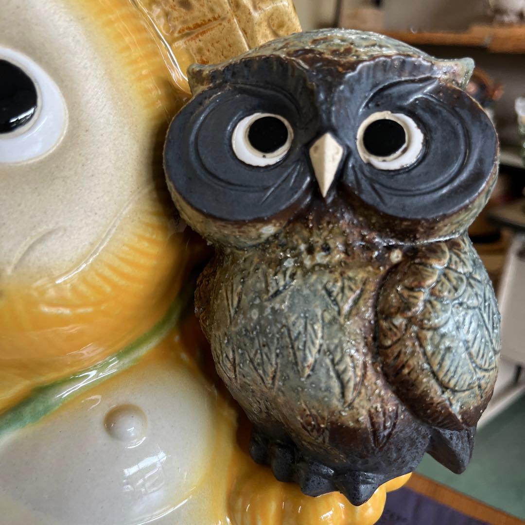 みーみ チョー縁起物❗信楽焼開運狸 高さ４２cm