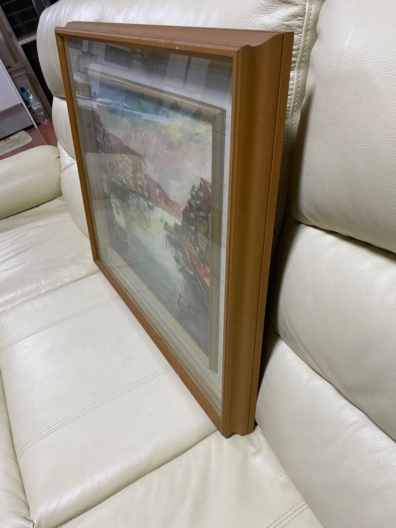 油絵 ヴェニス 画家 岸本幸雄 - メルカリ