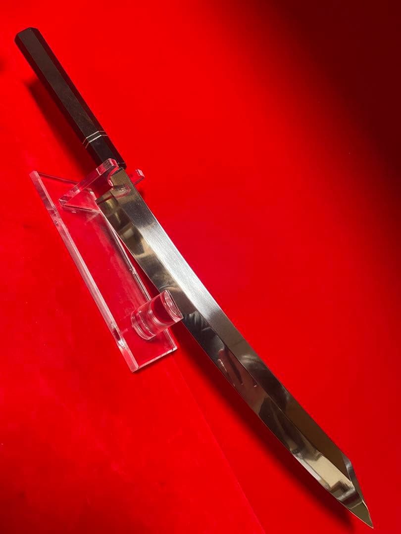 包丁　剣型切付　尺ニ　鏡面仕上げ　鬼反り　切味抜群　箱付　未使用品