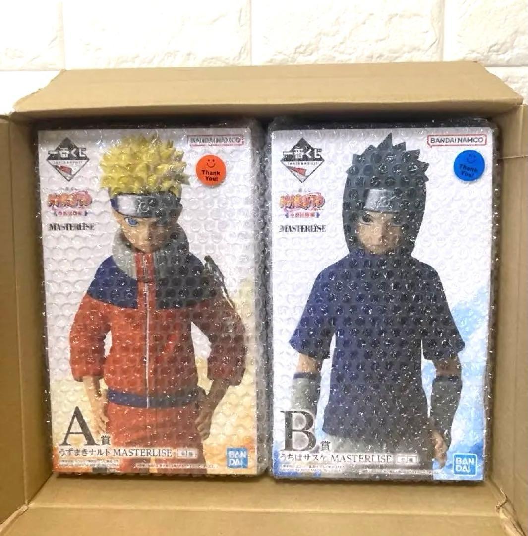 【未開封】NARUTO 一番くじ　フィギュア　ナルト　サスケ　A B 中忍試験