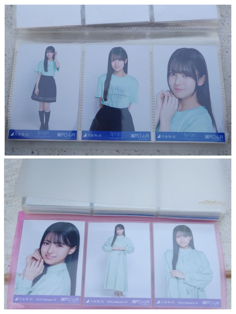 瀬戸口心月 期別カラーワンピース ライブ Tシャツ コンプ 生写真