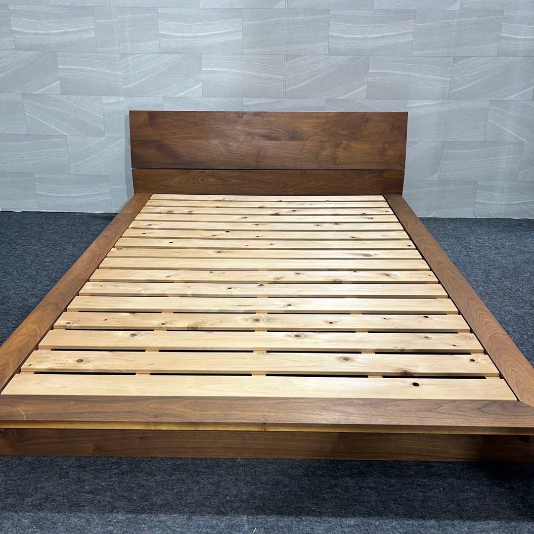 MasterWal ベッドフレーム モアレスベッド ダブル 無垢材 d4518