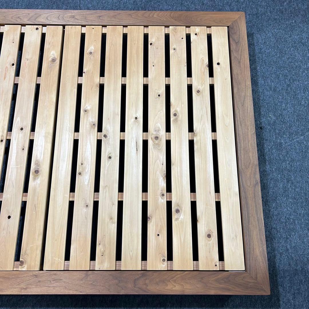 MasterWal ベッドフレーム モアレスベッド ダブル 無垢材 d4518