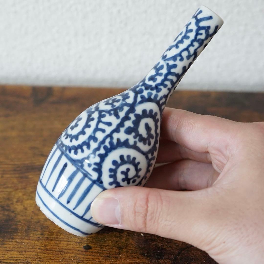 伊万里 たこ唐草 おみき徳利 古伊万里 江戸 時代 蛸唐草 徳利 骨董品