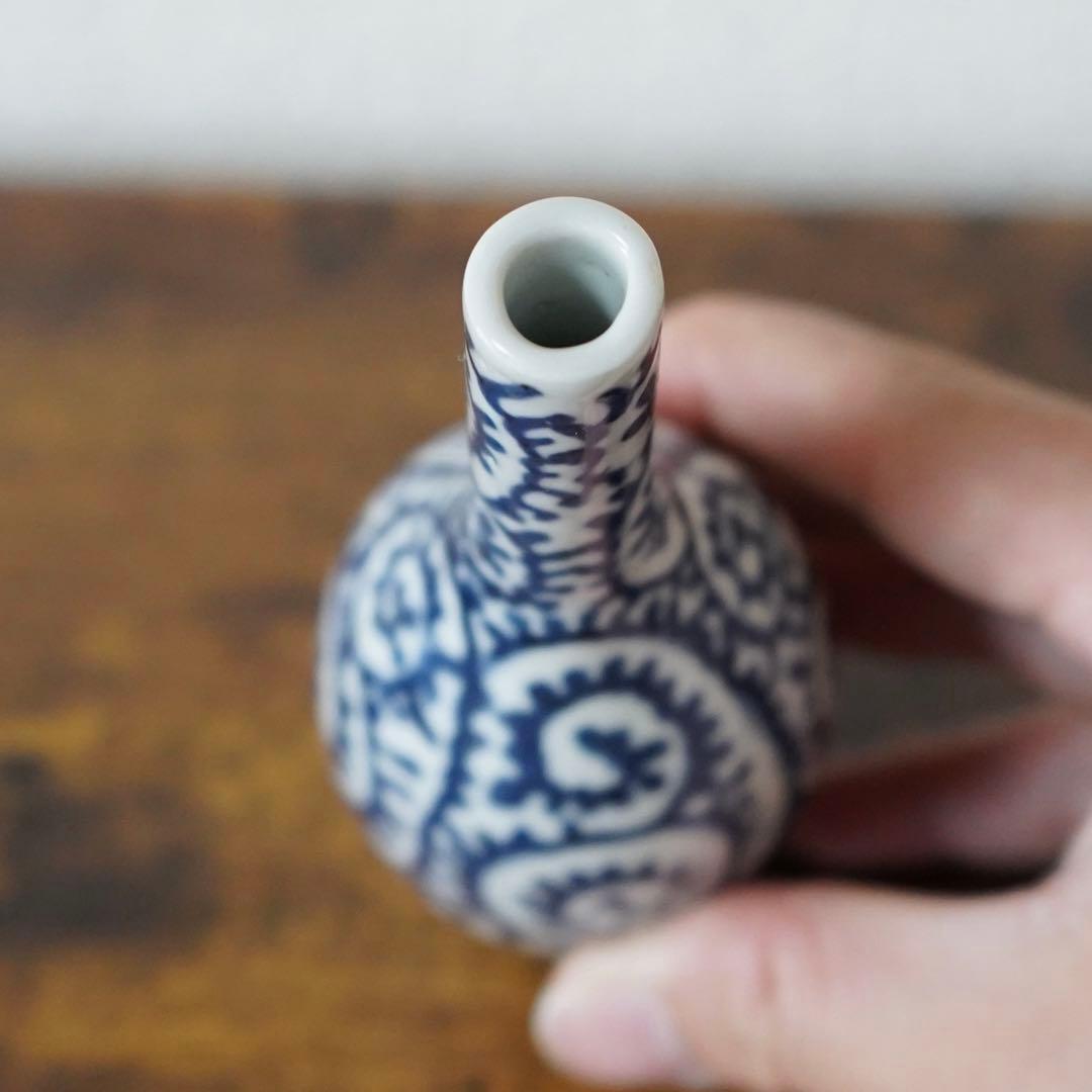 伊万里 たこ唐草 おみき徳利 古伊万里 江戸 時代 蛸唐草 徳利 骨董品