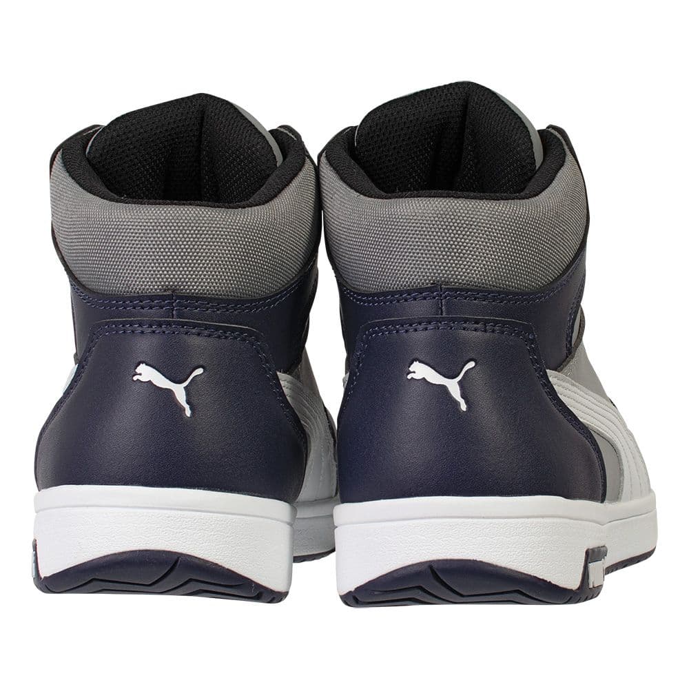 プーマ安全靴#63.221 27.0cmフロントコートグレーディスクミッド