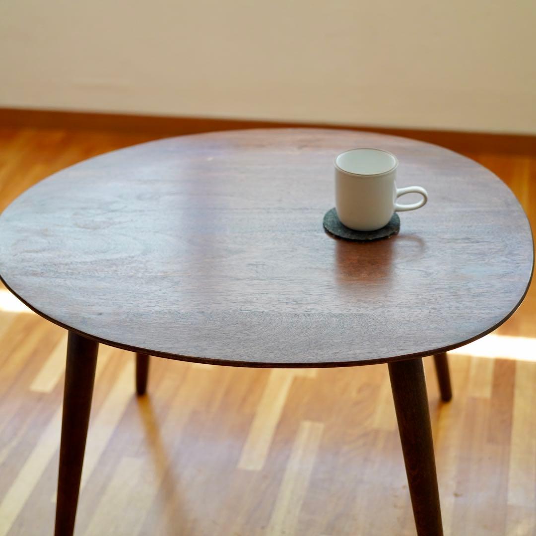 ZARA  ザラホーム ベベル ウッドテーブル 70 x 46 x 60