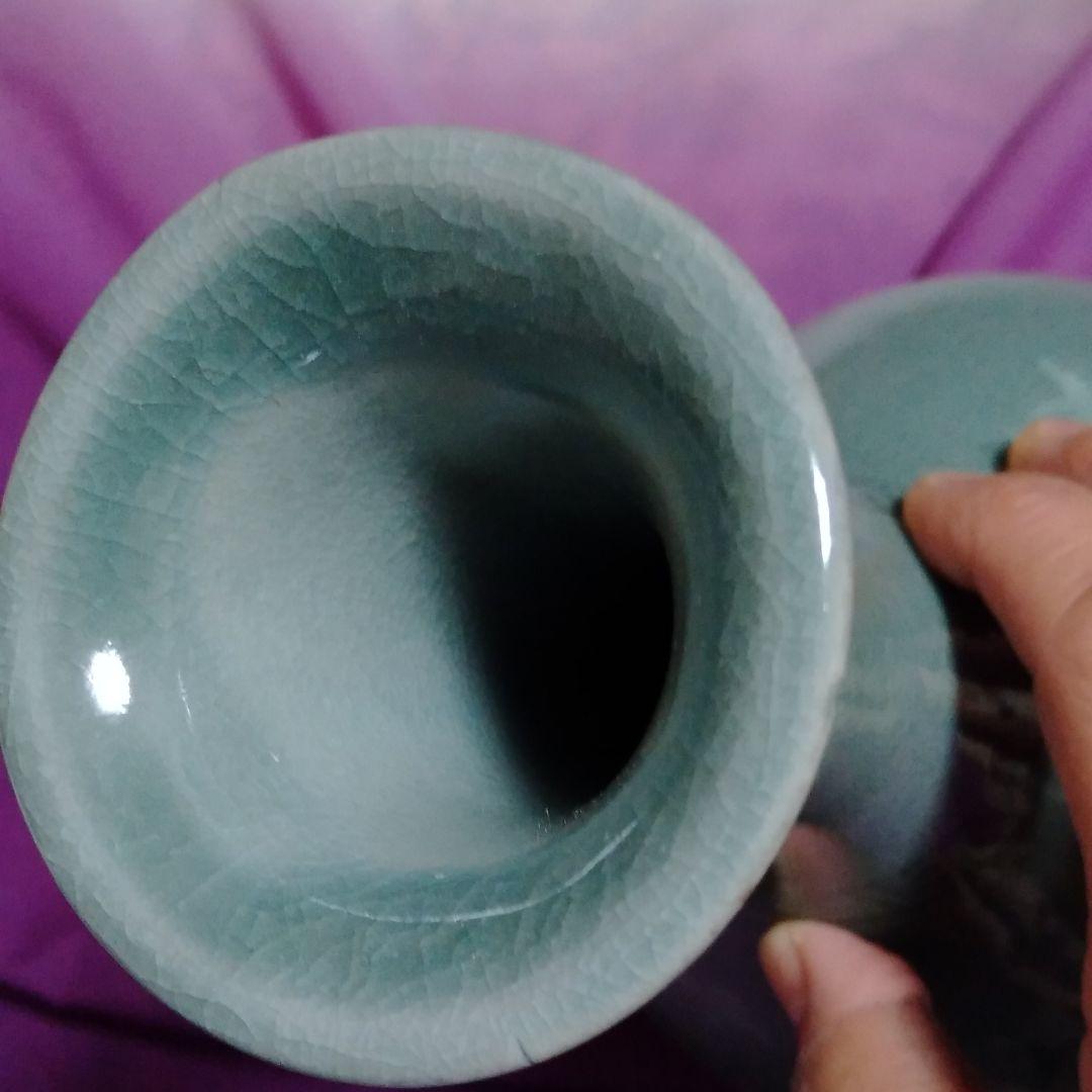 最終価格】未使用 熊津窯 高麗青磁の壺 - メルカリ