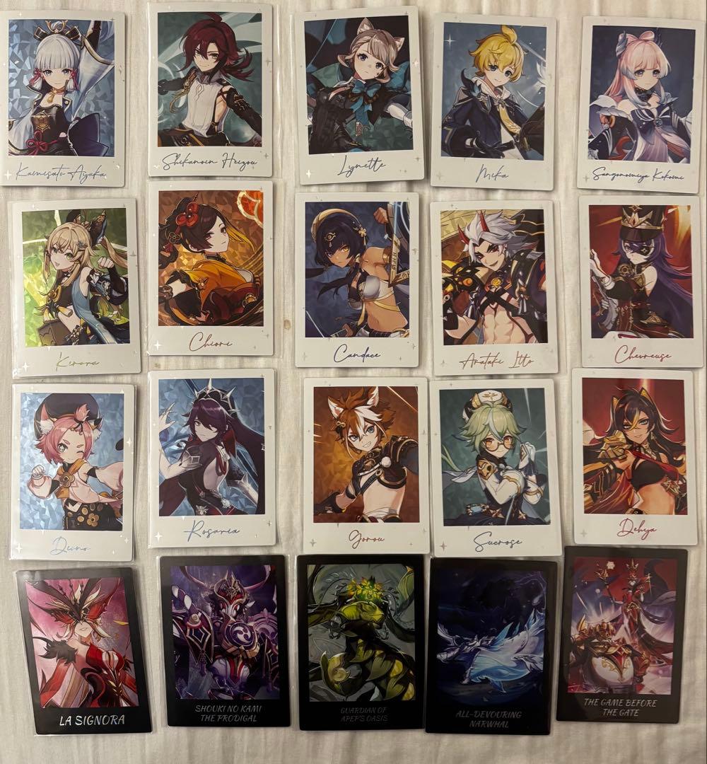 原神fes フェス チェキ 箔押し - メルカリ