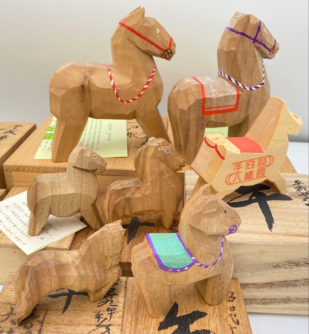 専用　奈良一刀彫り まとめ売り 干支 78体 共箱