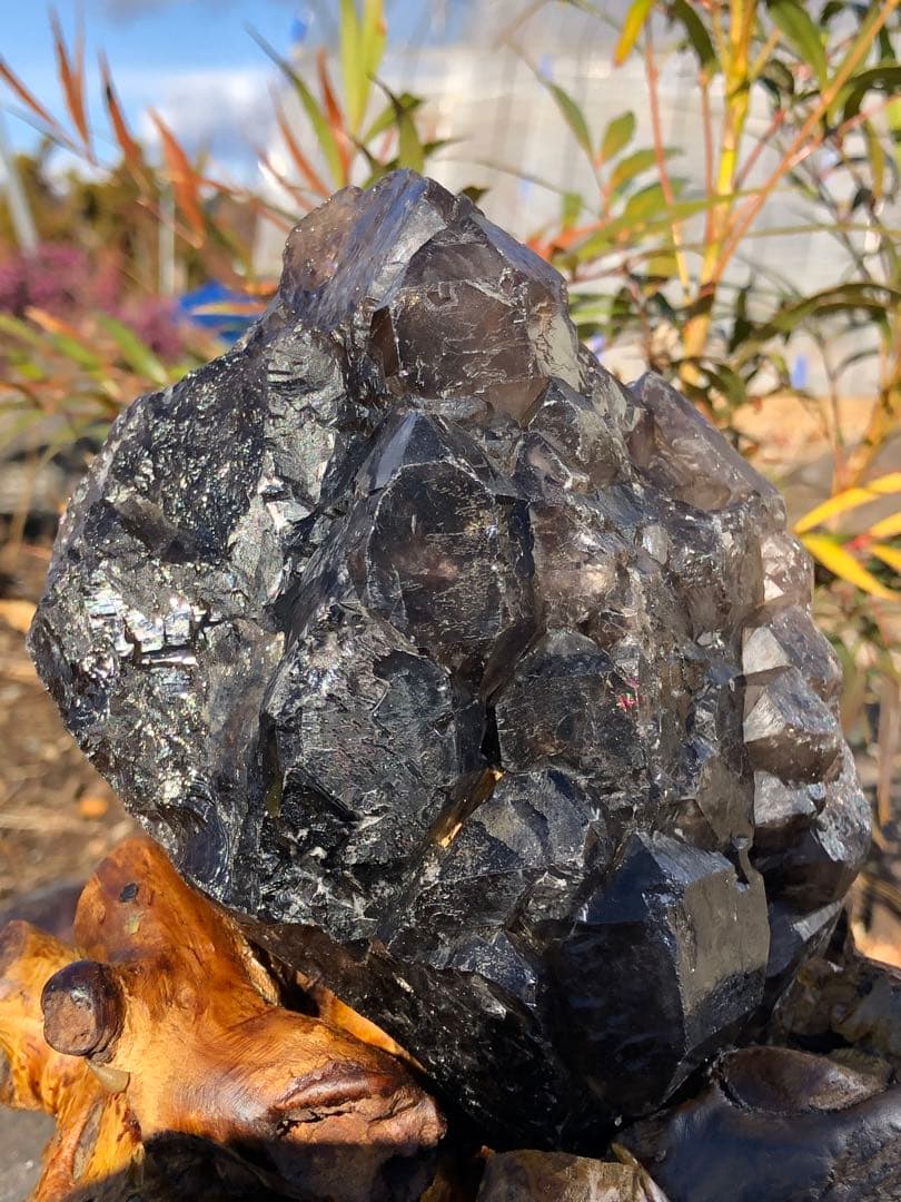 レア　極みの逸品 1.07kg エレスチャル水晶 骸骨 鳄水晶