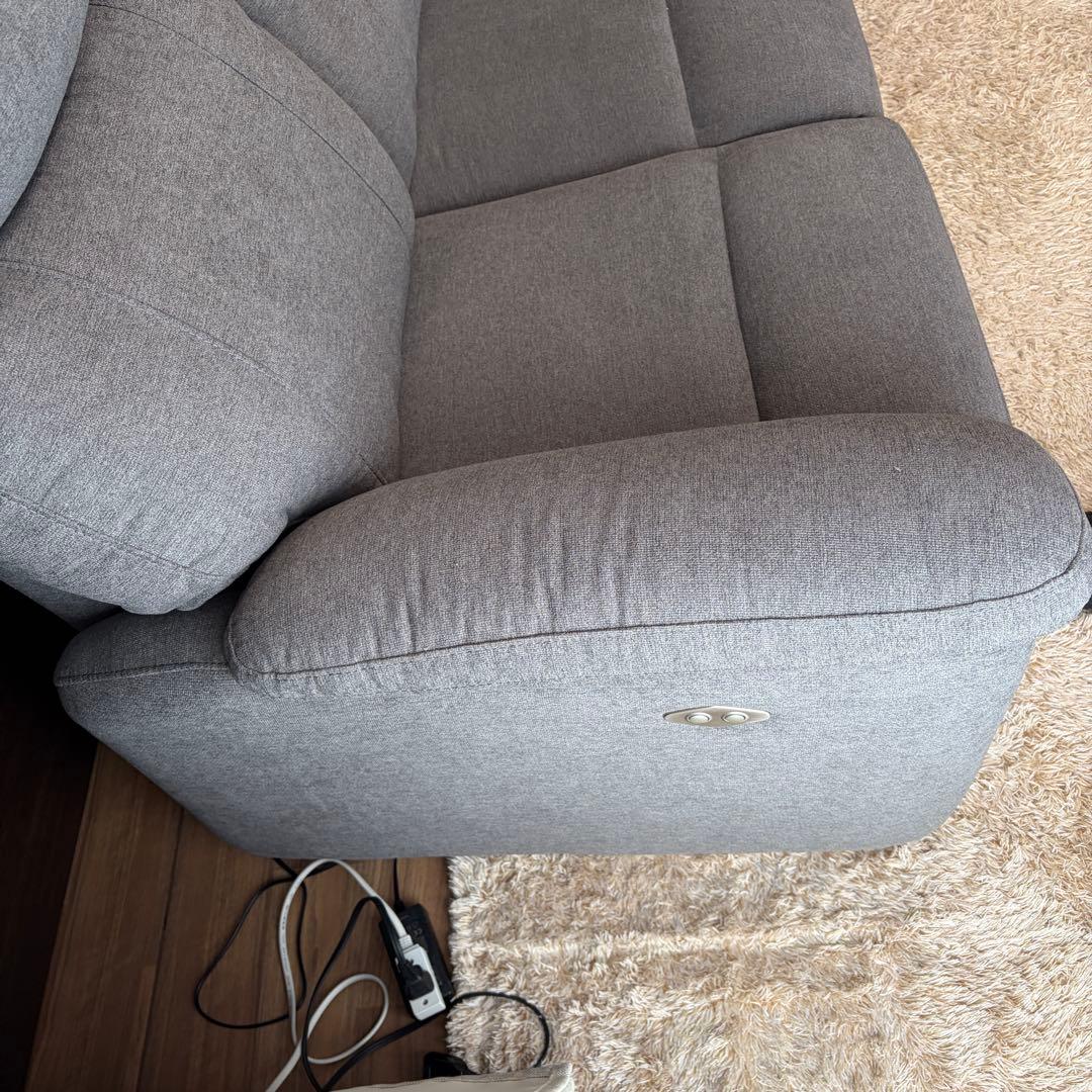 ニトリ 電動リクライニングソファ 2人掛け グラッゼ GU