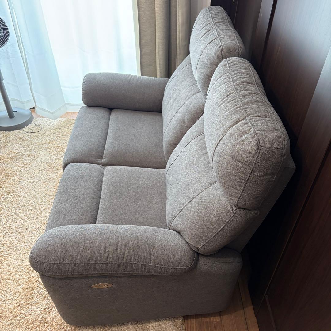 ニトリ 電動リクライニングソファ 2人掛け グラッゼ GU