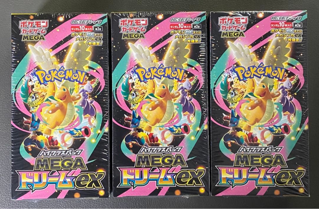 TOMORROW シュリンク付き ポケモンカード MEGA ドリーム MEGAドリームex 新品未開封 シュリンク付き BOX ポケモンカード