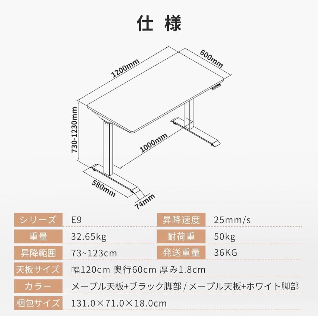 FLEXISPOT 電動式昇降デスク E9