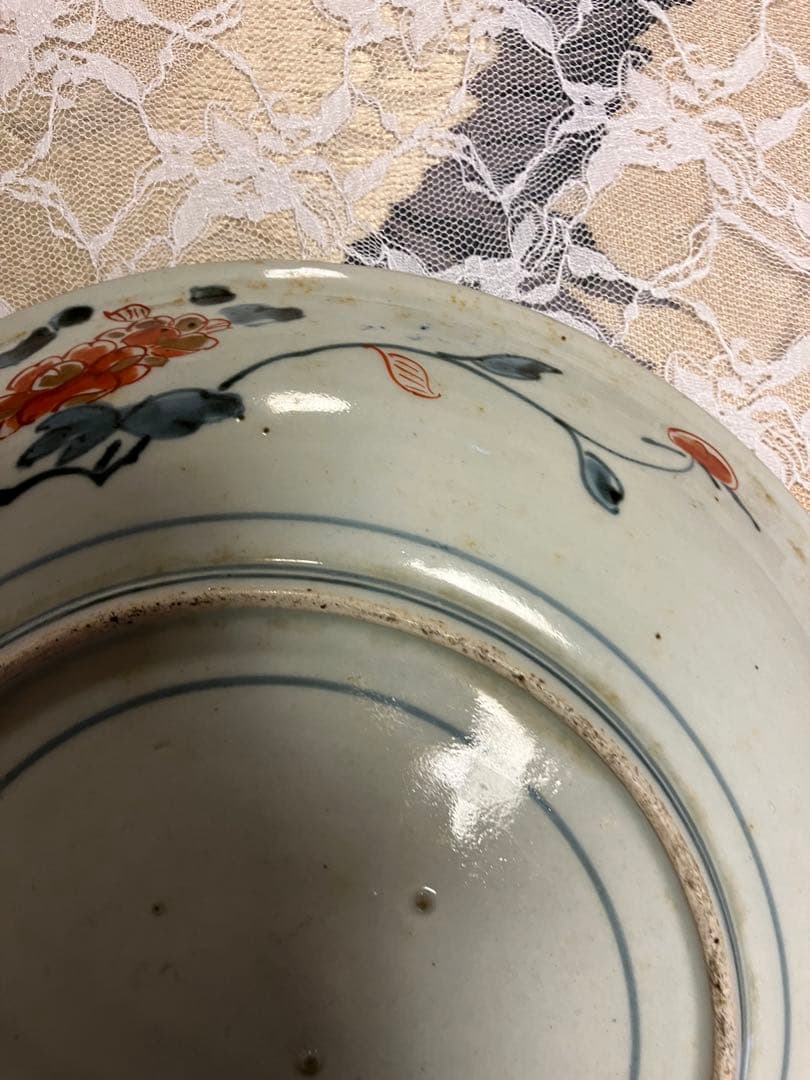 古伊万里　色絵大皿