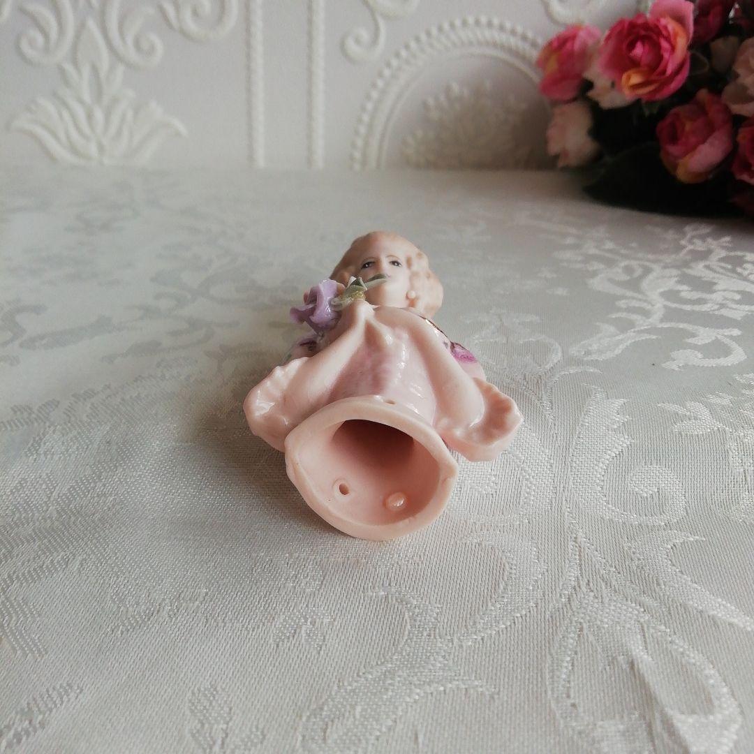 ハーフドール　ロレーヌ　磁器製　ピンクッション　ティーコゼに。