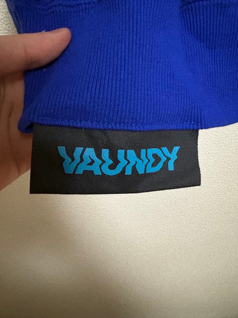 vaundy 初期　パーカー　青　ブルー　XL