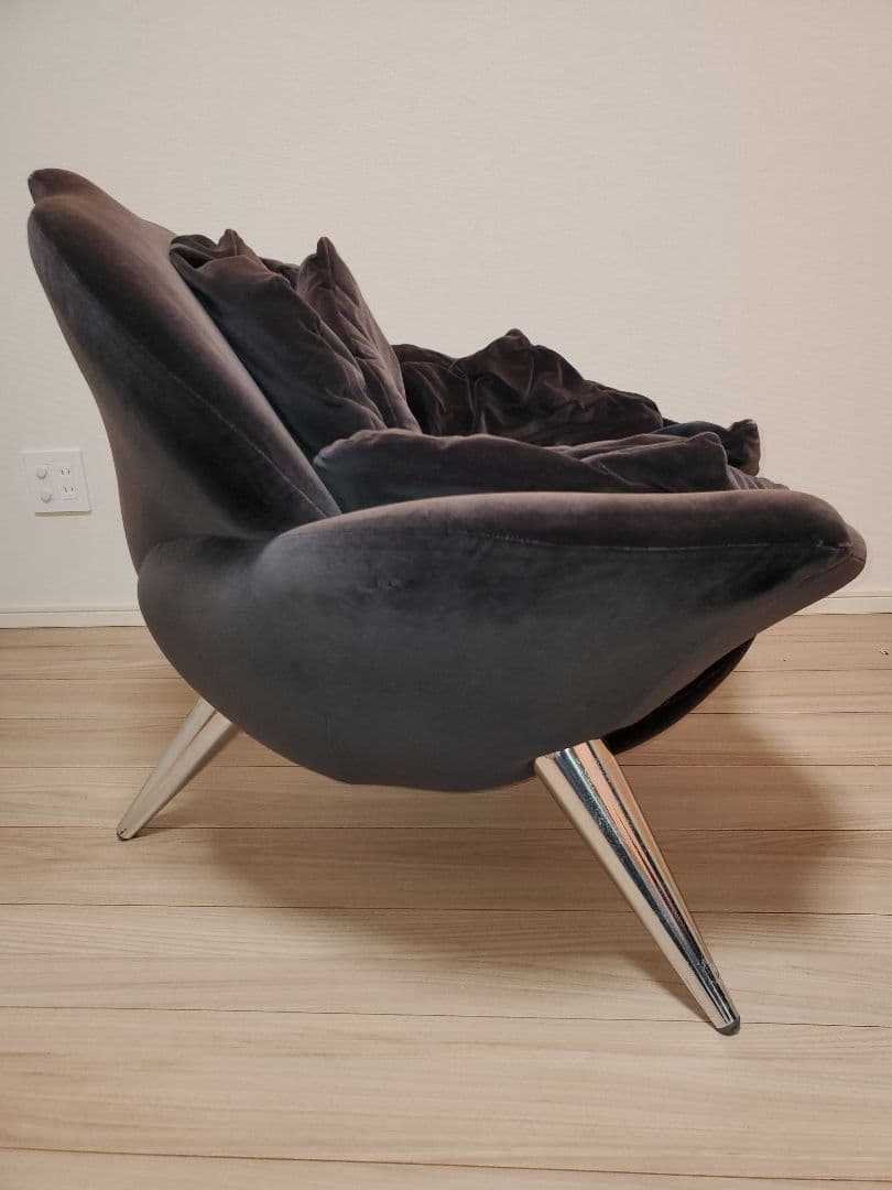 送込！値下！edra rose chair エドラ　梅田正徳　ブラウン