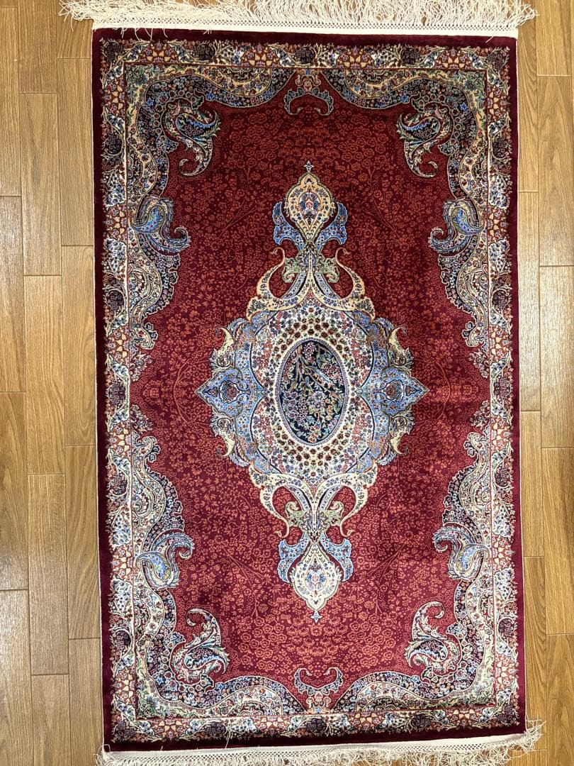 希少商品】モリヨシ ラグ 絨毯 QUM クム 70×120cm トルコ製 - メルカリ