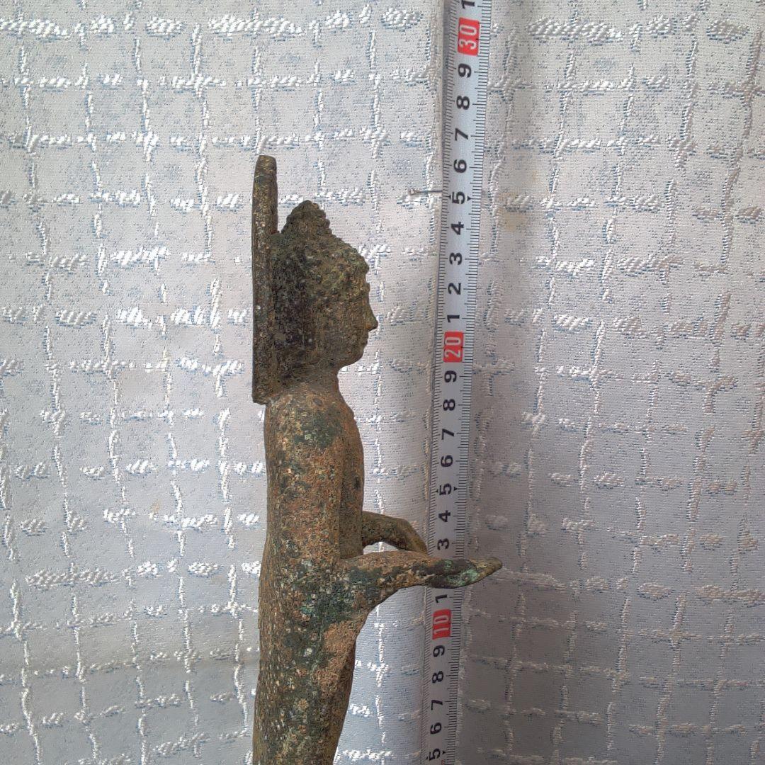 金属製宗教的像 約30cm 古代？ 仏像