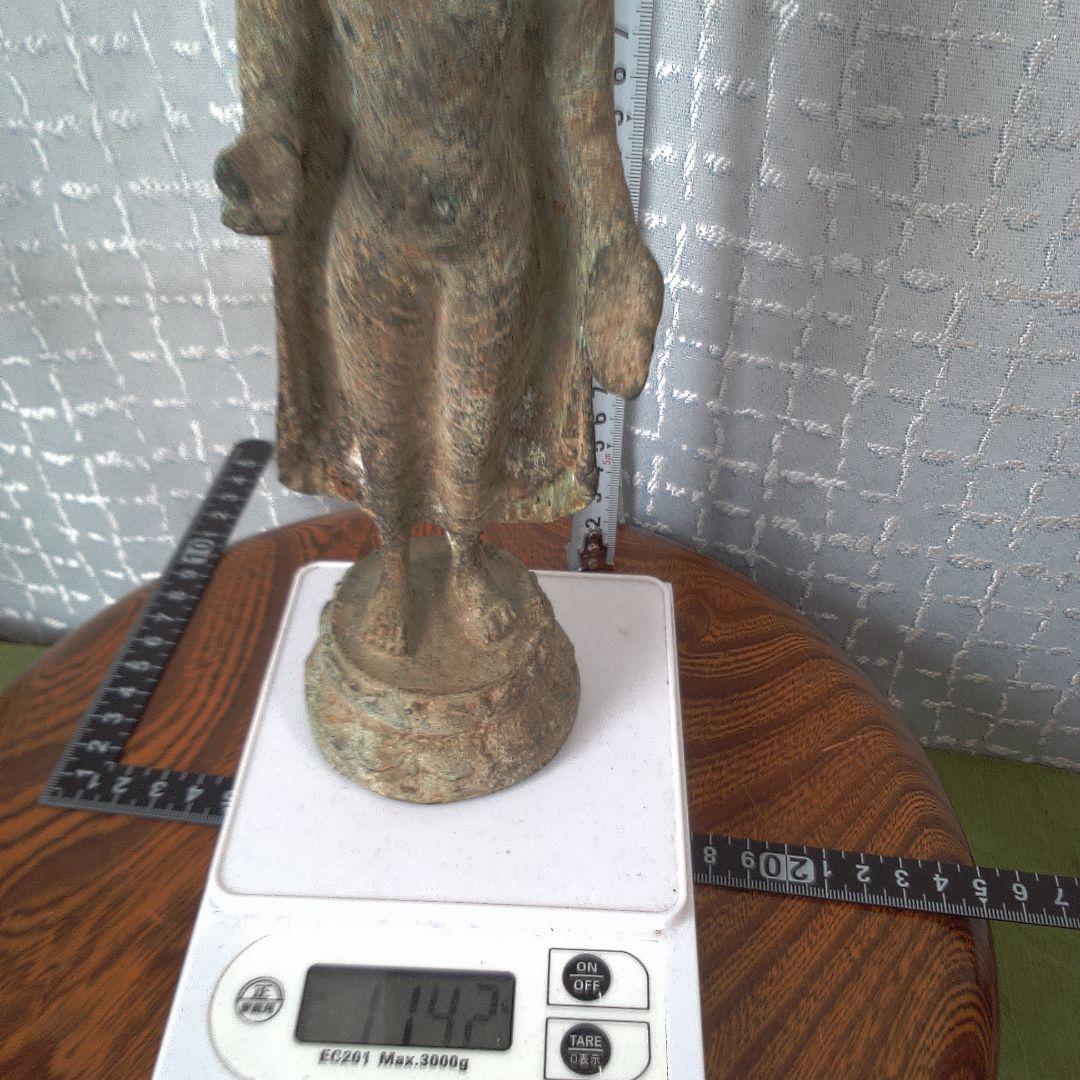 金属製宗教的像 約30cm 古代？ 仏像