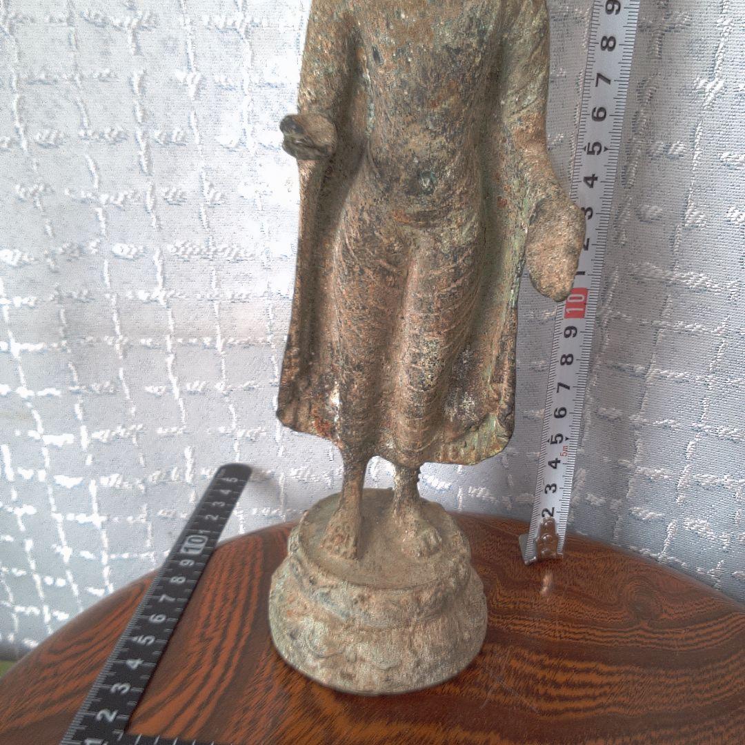 金属製宗教的像 約30cm 古代？ 仏像