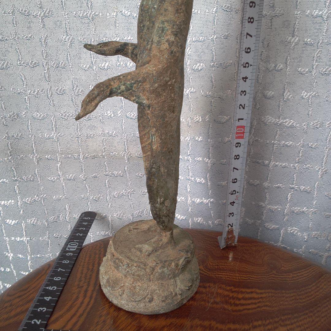 金属製宗教的像 約30cm 古代？ 仏像