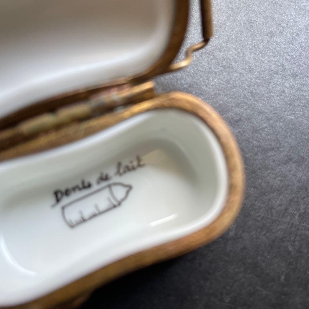 レア　リモージュ　ボックス　ピルケース　可愛いベビーカー