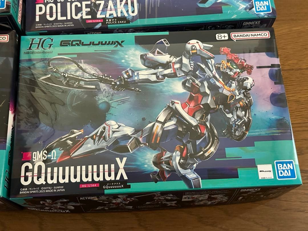 【新品未開封】ジークアクス　GQuuuuuuX　ガンプラ4点セット