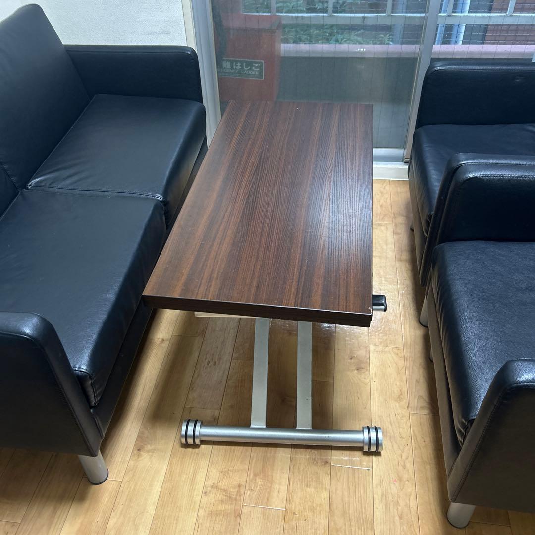 応接セット　2人がけソファ　1人がけソファ　応接テーブル　リビング　ダイニング