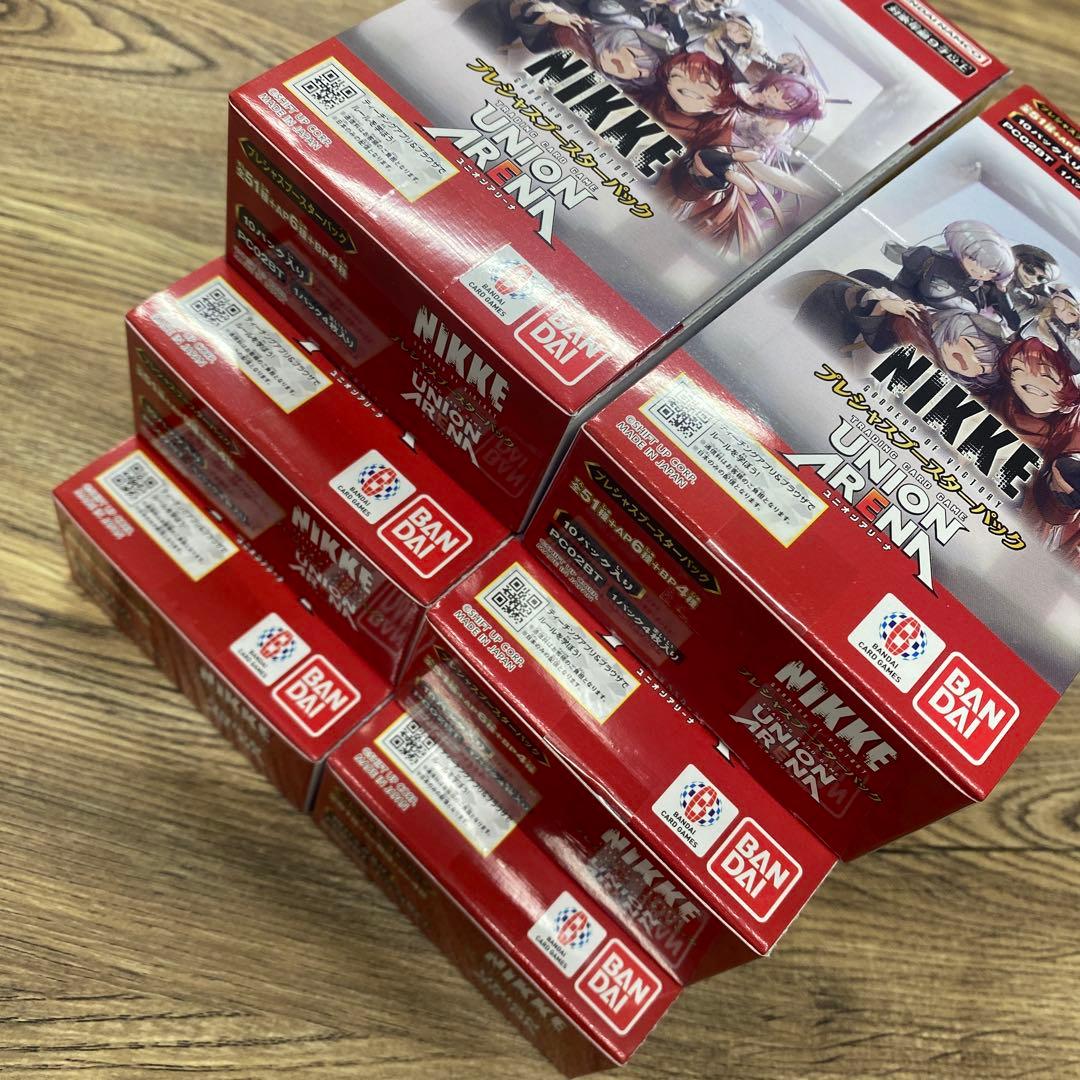 UNION ARENA ブースターパック NIKKE ボックス テープ付 6箱 - メルカリ