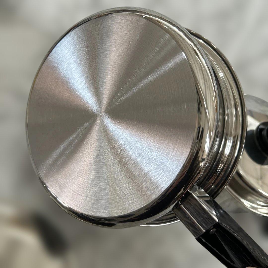 Amway アムウェイ クィーン ステンレススチール 小ソースパン/中フライパン