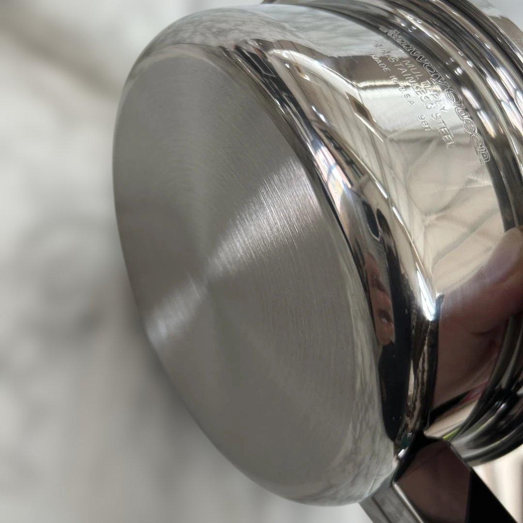 Amway アムウェイ クィーン ステンレススチール 小ソースパン/中フライパン