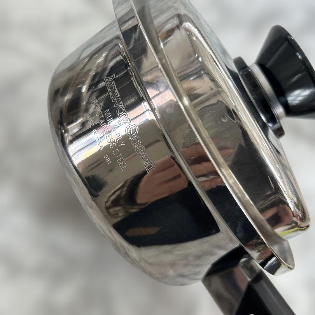 Amway アムウェイ クィーン ステンレススチール 小ソースパン/中フライパン