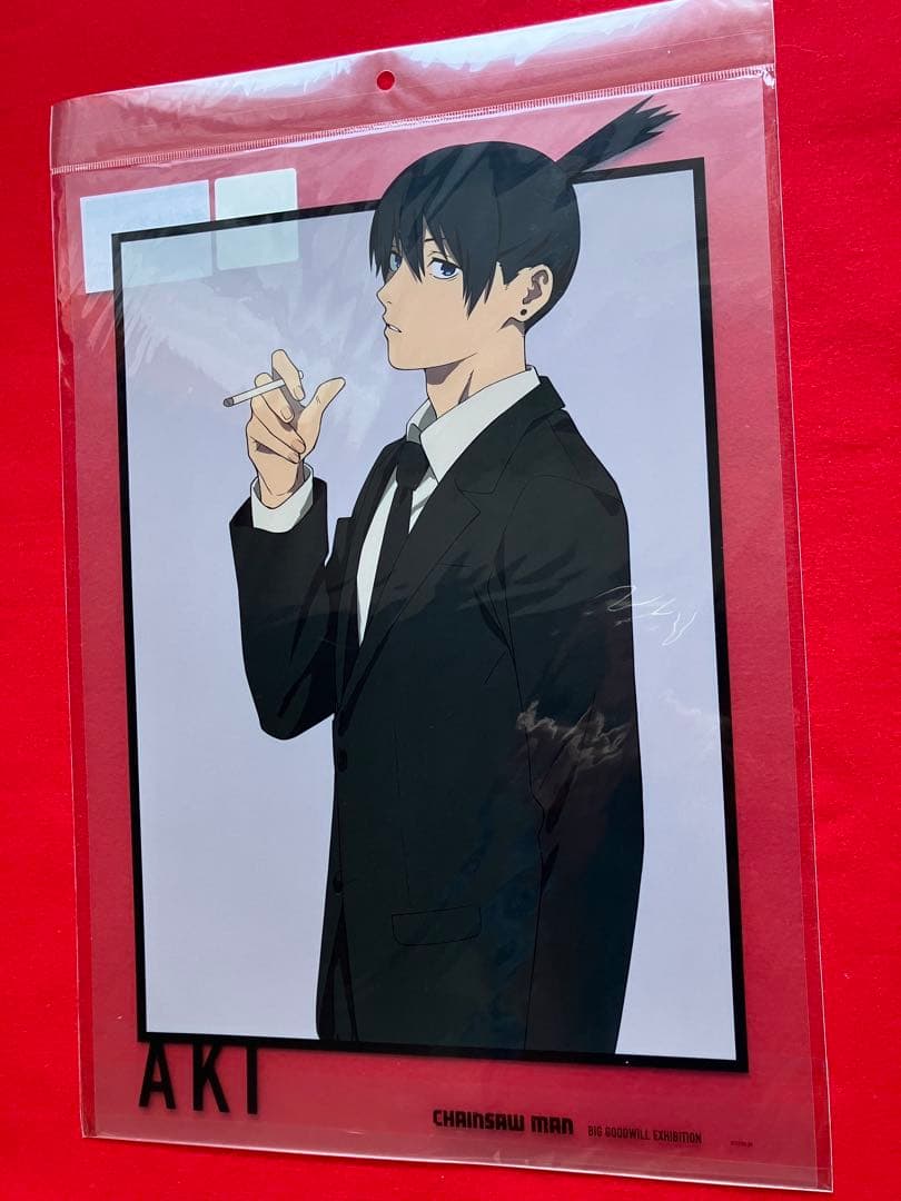 チェンソーマン　大交流展　A3クリアポスター　アキ　デンジ