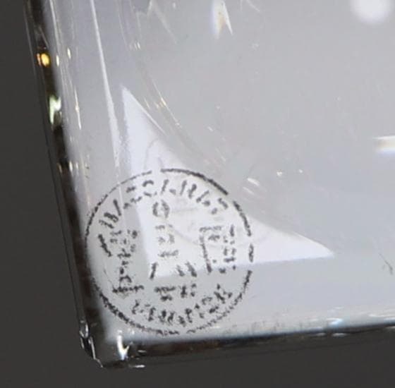 バカラ レアカラー イースターエッグ ブラッククリスタル ヴィンテージ 黒 卵型