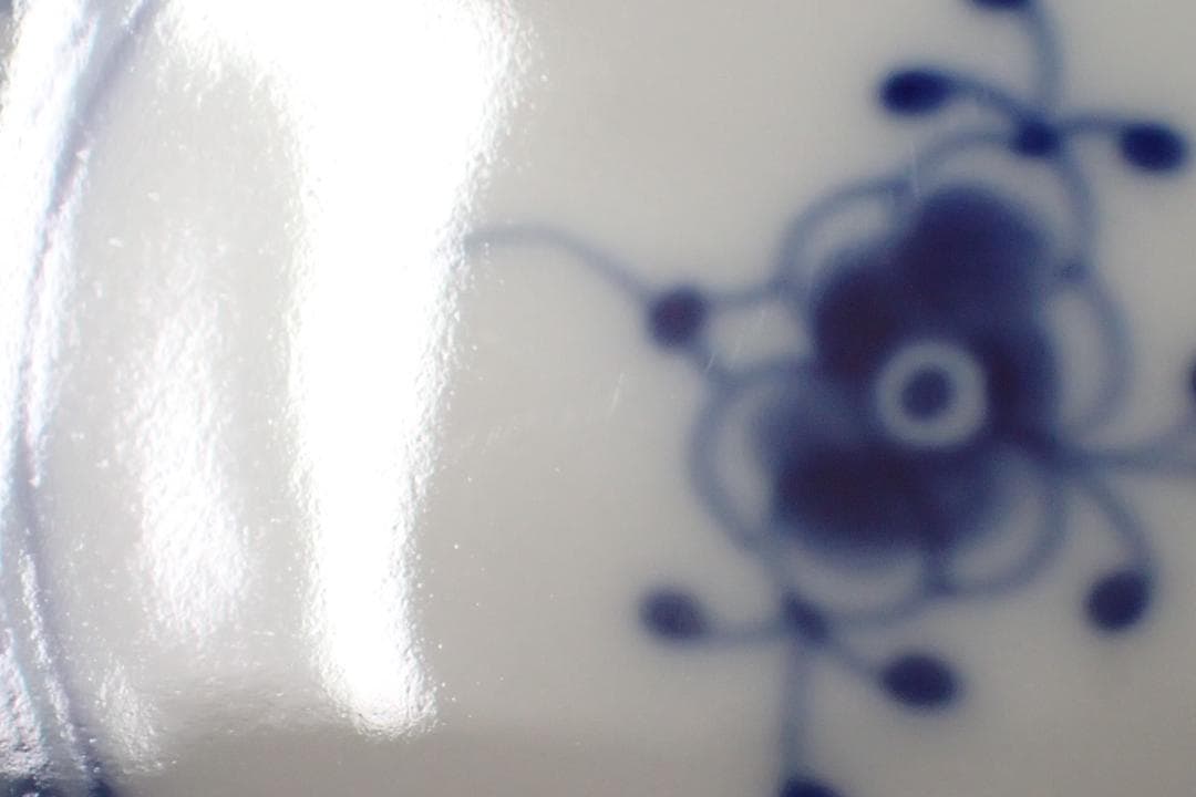 214/ロイヤルコペンハーゲン ブルーフルーテッド ハーフレース プレート 5枚