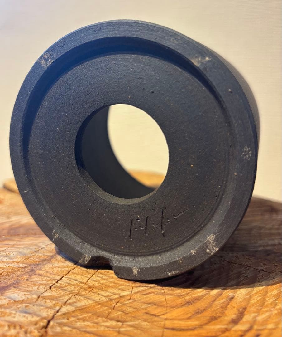 吉光窯 kikko low 虫食い　スタッズ 鉢