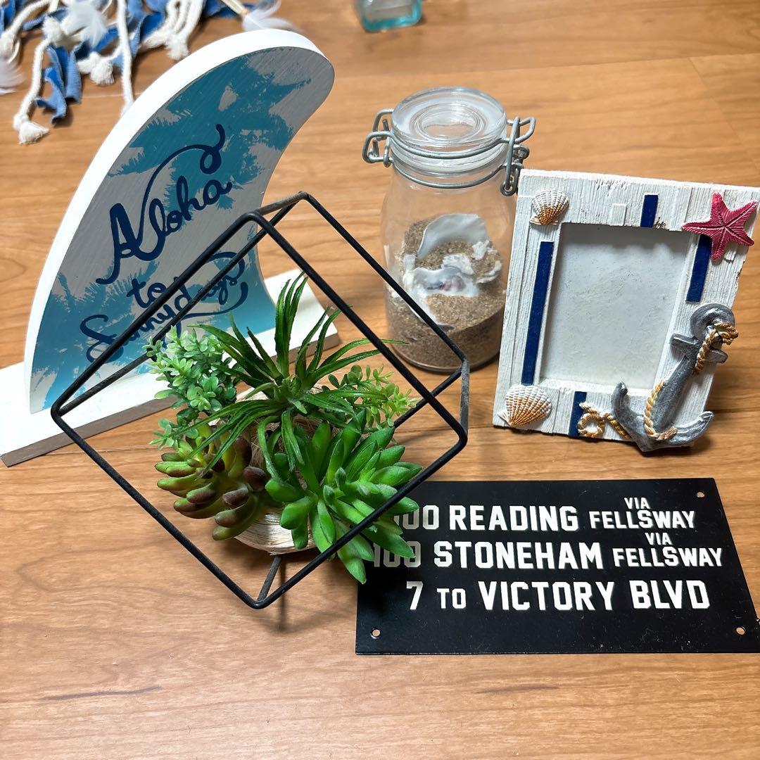 サーフ ビーチ ハワイ インテリア ガーランド 小物 雑貨 セット