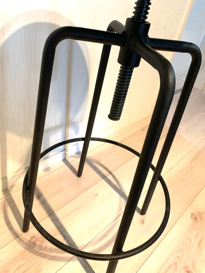 関家具 アイアン＆木製・ハイスツール ・エアロII