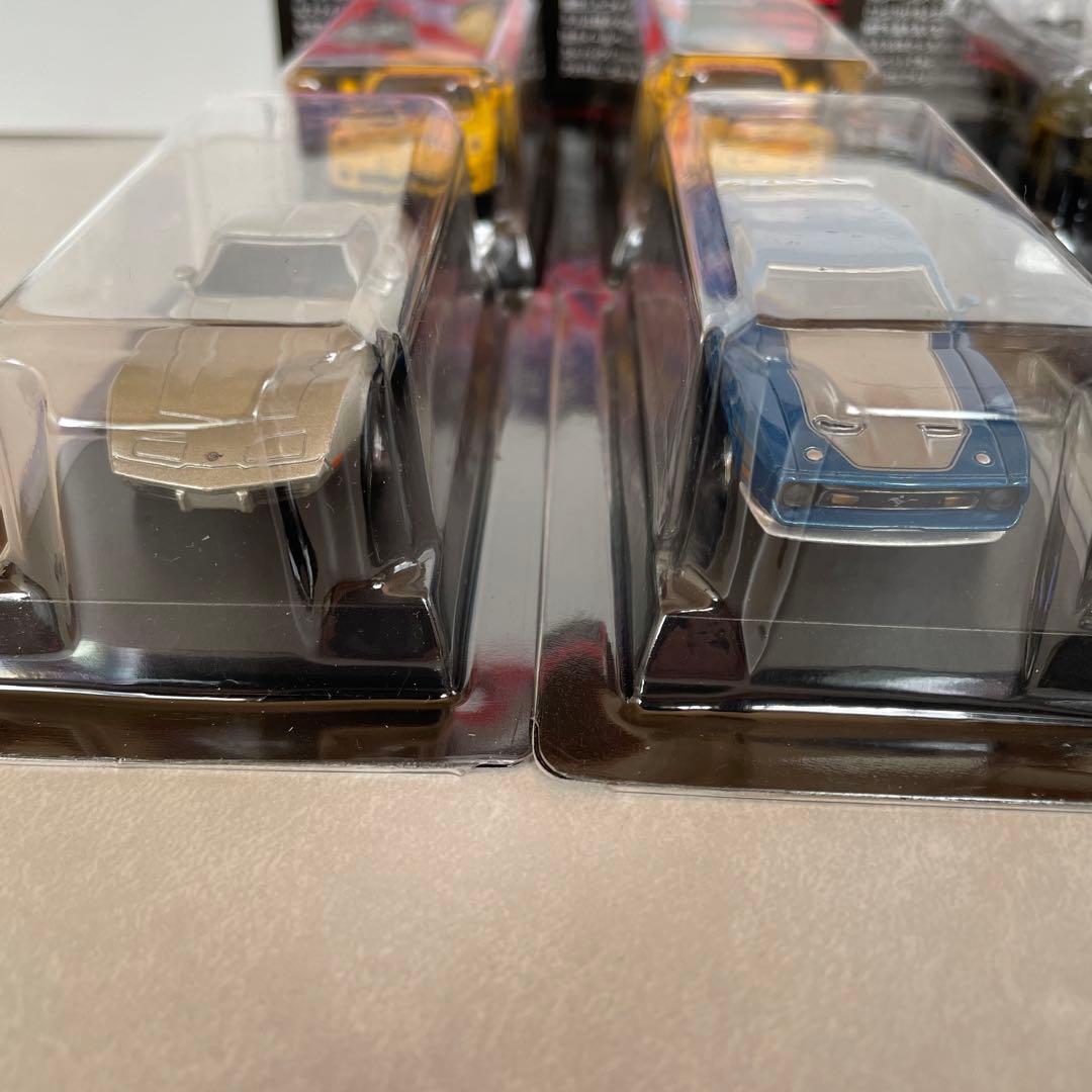 京商 1/64 USAスポーツカー 10台(コルベット，マッハ1，マスタング等)