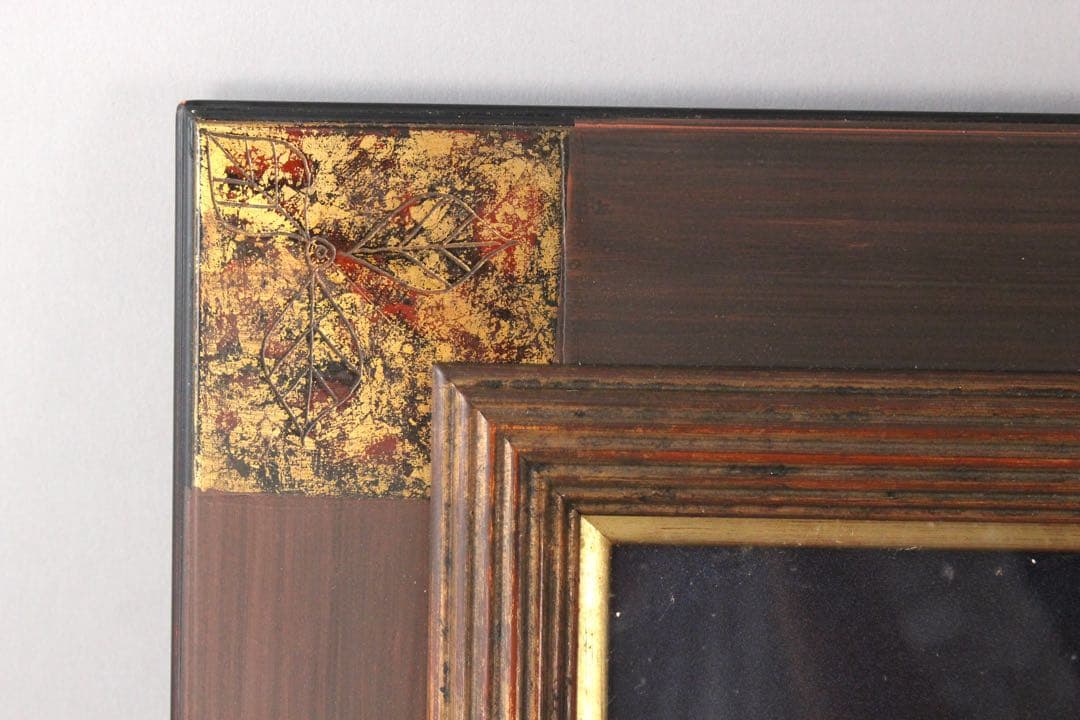 No4855 額装　奈須豊「モロッコの記憶 ”夜”」　サイン入　箱付　送料無料