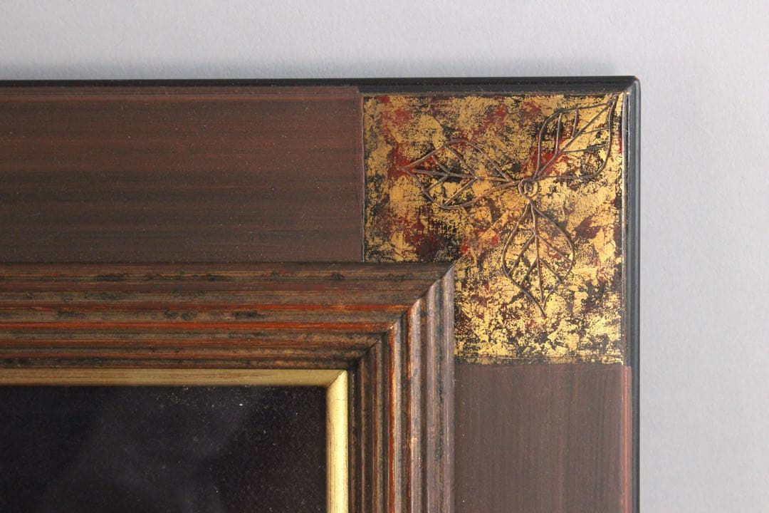 No4855 額装　奈須豊「モロッコの記憶 ”夜”」　サイン入　箱付　送料無料