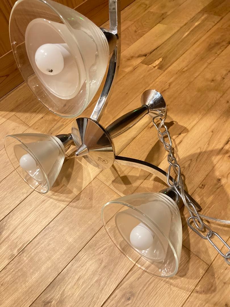 モダン 3灯 シーリングライト クローム