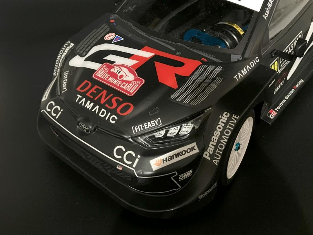 タミヤRCボディ ヤリス WRC2025 ラリーモンテカルロ 勝田選手 - メルカリ