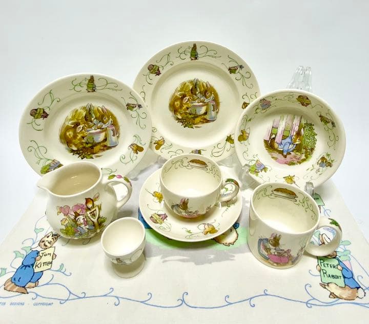 最終SALE☆レアjug 1/4 pt 付☆グリーンライン☆ラインなし9点セット