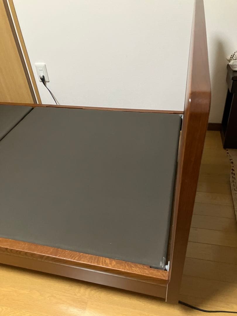 日本ベッド　木製シングルベッドフレーム ダークブラウン