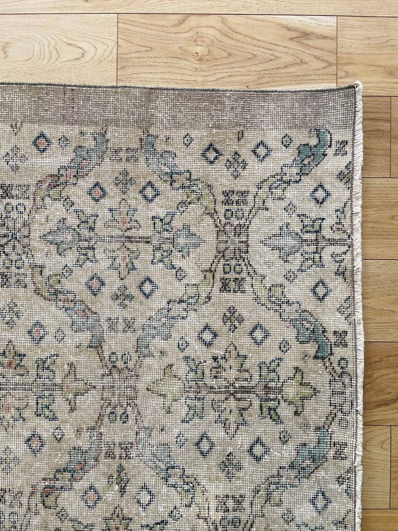 【3日間だけ値下げ】①未使用 トルコ　ラグ　ヴィンテージ　絨毯